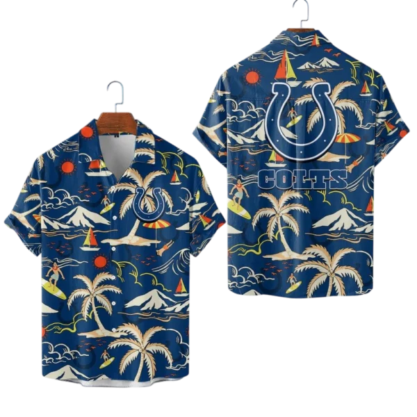 Indianapolis Colts Hawaiian Shirt 2026 Limited Edition Premium Crinkle Textured