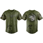 Los Angeles Dodgers Baseball Jersey x Bass Fishing Limited Edition Premium Short Sleeve