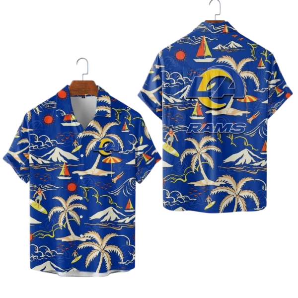 Los Angeles Rams Hawaiian Shirt 2026 Limited Edition Premium Crinkle Textured