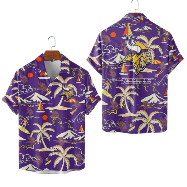 Minnesota Vikings Hawaiian Shirt 2026 Limited Edition Premium Crinkle Textured