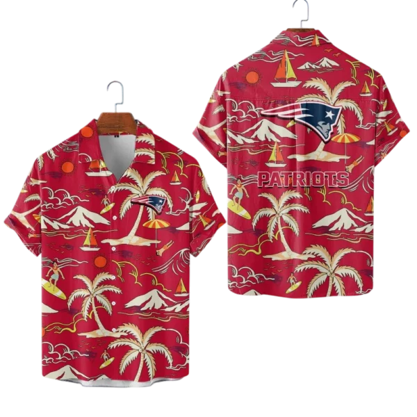 New England Patriots Hawaiian Shirt 2026 Limited Edition Premium Crinkle Textured
