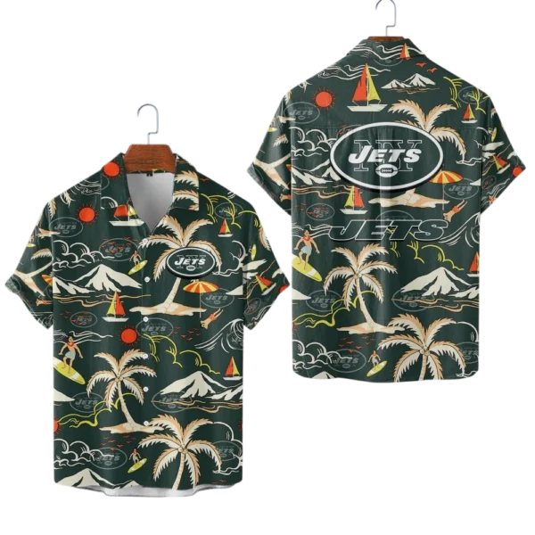 New York Jets Hawaiian Shirt 2026 Limited Edition Premium Crinkle Textured