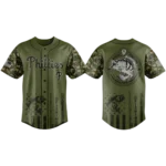 Philadelphia Phillies Baseball Jersey x Bass Fishing Limited Edition Premium Short Sleeve
