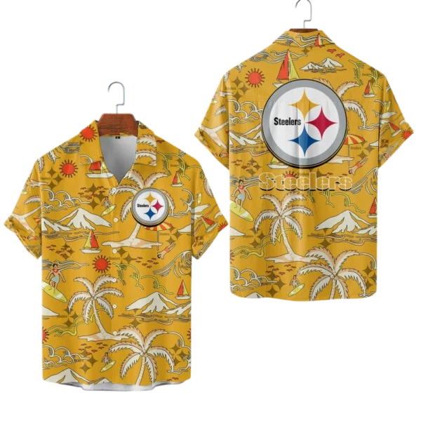 Pittsburgh Steelers Hawaiian Shirt 2026 Limited Edition Premium Crinkle Textured