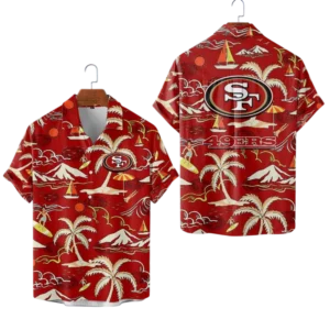 San Francisco 49ers Hawaiian Shirt 2026 Limited Edition Premium Crinkle Textured