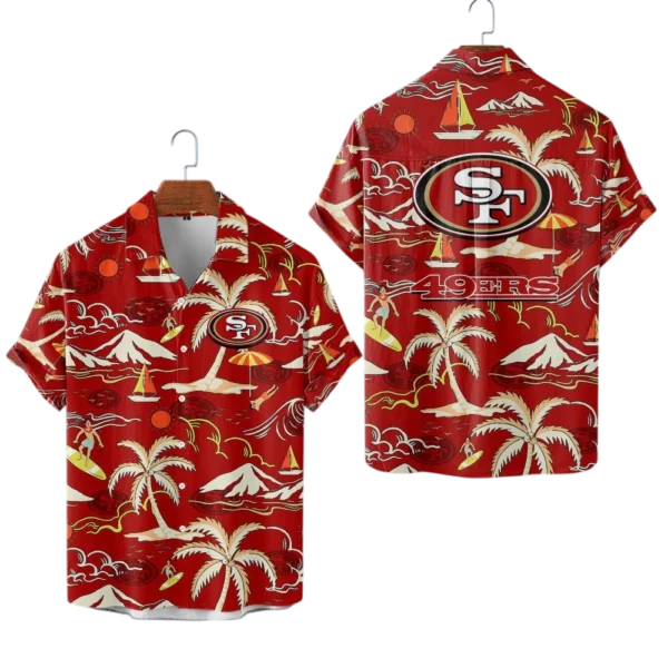San Francisco 49ers Hawaiian Shirt 2026 Limited Edition Premium Crinkle Textured