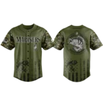 Seattle Mariners Baseball Jersey x Bass Fishing Limited Edition Premium Short Sleeve