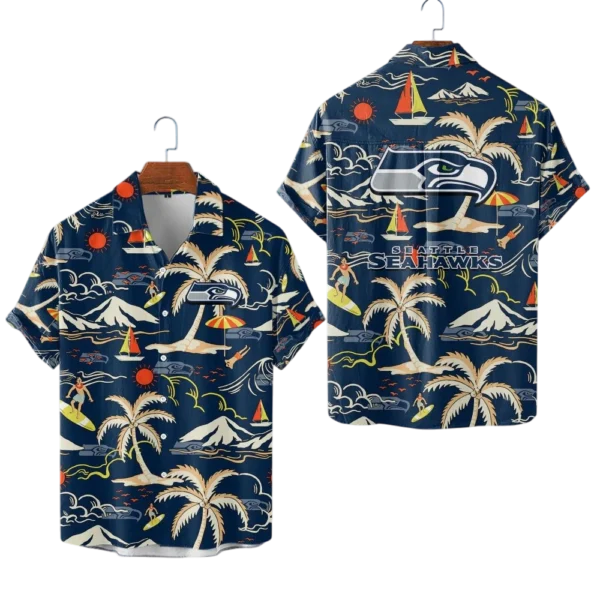 Seattle Seahawks Hawaiian Shirt 2026 Limited Edition Premium Crinkle Textured