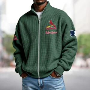 Tampa Bay Rays Men’s Full Zip Waffle Knit Long Sleeve Sweatshirt