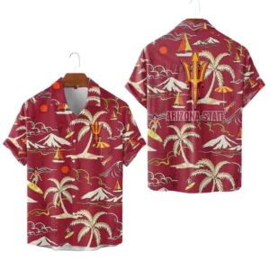 Arizona State Sun Devils Hawaiian Shirt New 2026 Limited Premium Crinkle Textured