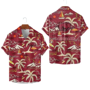 Arkansas Razorbacks Hawaiian Shirt New 2026 Limited Premium Crinkle Textured