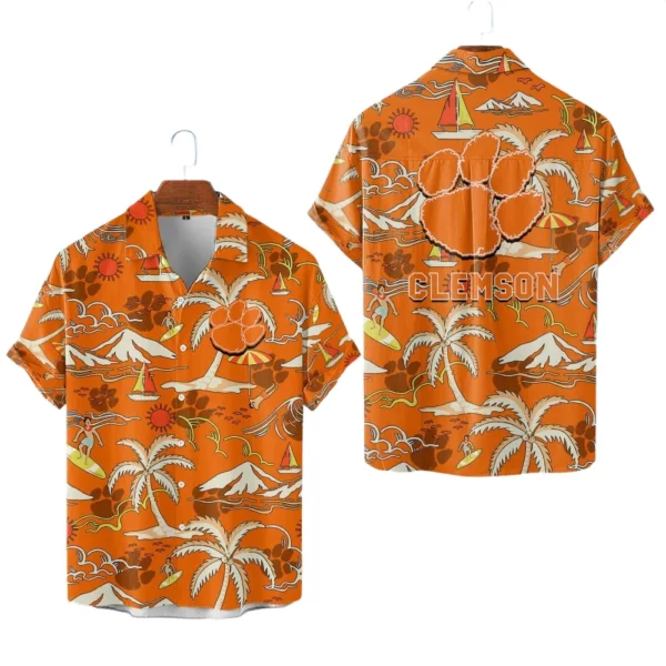 Clemson Tigers Hawaiian Shirt New 2026 Limited Premium Crinkle Textured
