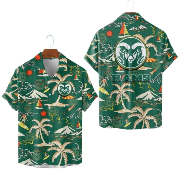 Colorado State Rams Hawaiian Shirt New 2026 Limited Premium Crinkle Textured