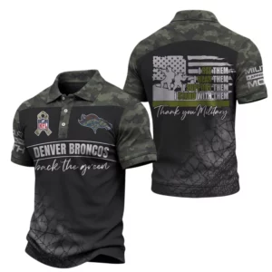 Denver Broncos x Military Appreciation Polo Shirt 2026 Limited