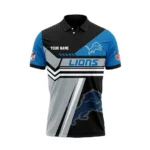 Detroit Lions Polo Shirt 2026 Limited Personalize Name