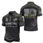Detroit Lions x Military Appreciation Polo Shirt 2026 Limited