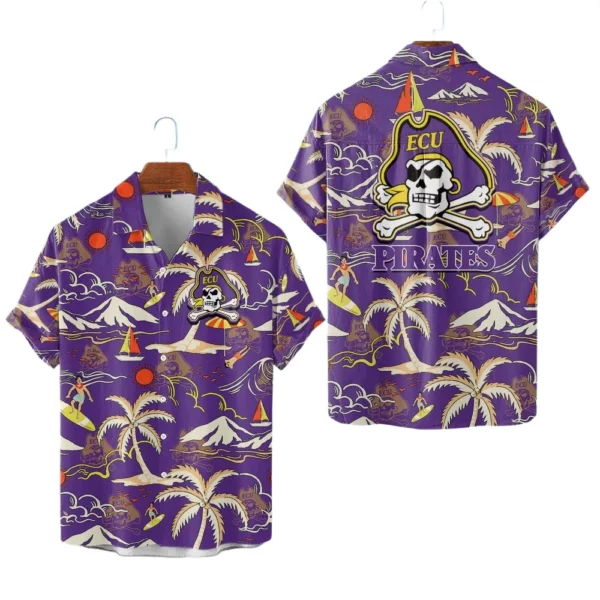 East Carolina Pirates Hawaiian Shirt New 2026 Limited Premium Crinkle Textured