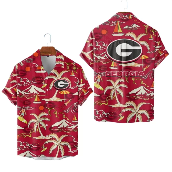 Georgia Bulldogs Hawaiian Shirt New 2026 Limited Premium Crinkle Textured