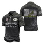 Green Bay Packers x Military Appreciation Polo Shirt 2026 Limited