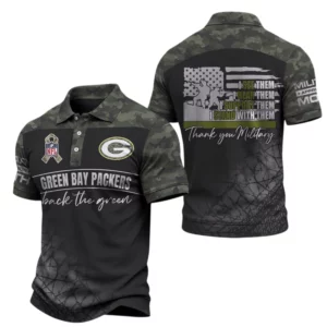 Green Bay Packers x Military Appreciation Polo Shirt 2026 Limited