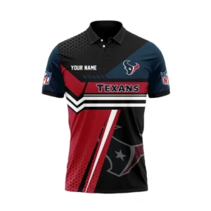 Houston Texans Polo Shirt 2026 Limited Personalize Name