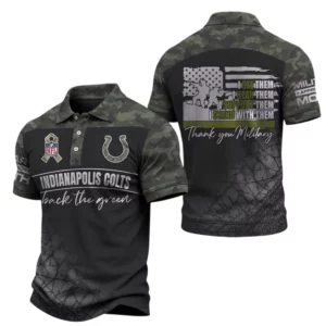 Indianapolis Colts x Military Appreciation Polo Shirt 2026 Limited