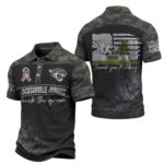 Jacksonville Jaguars x Military Appreciation Polo Shirt 2026 Limited