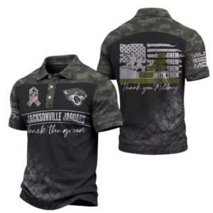Jacksonville Jaguars x Military Appreciation Polo Shirt 2026 Limited