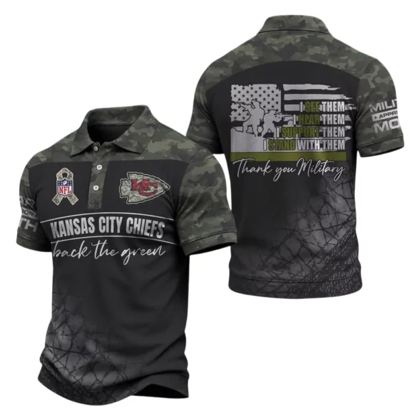 Kansas City Chiefs x Military Appreciation Polo Shirt 2026 Limited