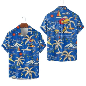 Kansas Jayhawks Hawaiian Shirt New 2026 Limited Premium Crinkle Textured