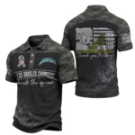 Los Angeles Chargers x Military Appreciation Polo Shirt 2026 Limited