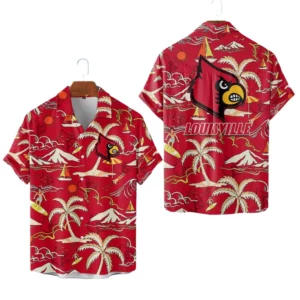 Louisville Cardinals Hawaiian Shirt New 2026 Limited Premium Crinkle Textured