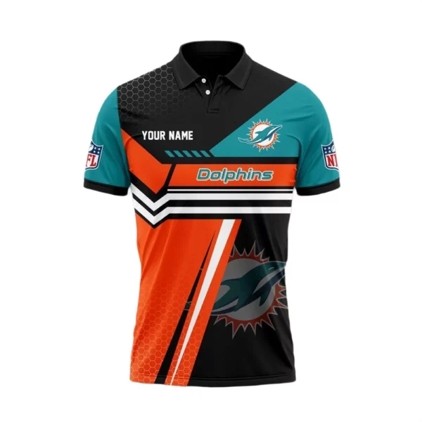 Miami Dolphins Polo Shirt 2026 Limited Personalize Name