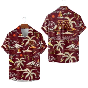 Minnesota Golden Gophers Hawaiian Shirt New 2026 Limited Premium Crinkle Textured