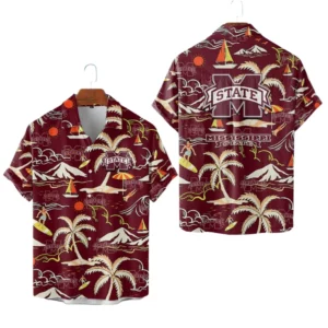 Mississippi State Bulldogs Hawaiian Shirt New 2026 Limited Premium Crinkle Textured