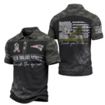 New England Patriots x Military Appreciation Polo Shirt 2026 Limited