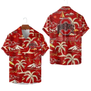 Ohio State Buckeyes Hawaiian Shirt New 2026 Limited Premium Crinkle Textured