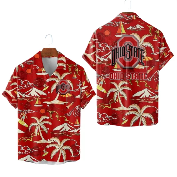 Ohio State Buckeyes Hawaiian Shirt New 2026 Limited Premium Crinkle Textured