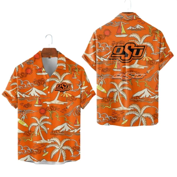 Oklahoma State Cowboys Hawaiian Shirt New 2026 Limited Premium Crinkle Textured