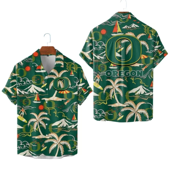 Oregon Ducks Hawaiian Shirt New 2026 Limited Premium Crinkle Textured