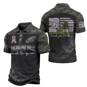 Philadelphia Eagles x Military Appreciation Polo Shirt 2026 Limited