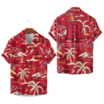 Rutgers Scarlet Knights Hawaiian Shirt New 2026 Limited Premium Crinkle Textured