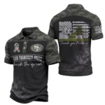 San Francisco 49ers x Military Appreciation Polo Shirt 2026 Limited