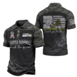 Seattle Seahawks x Military Appreciation Polo Shirt 2026 Limited