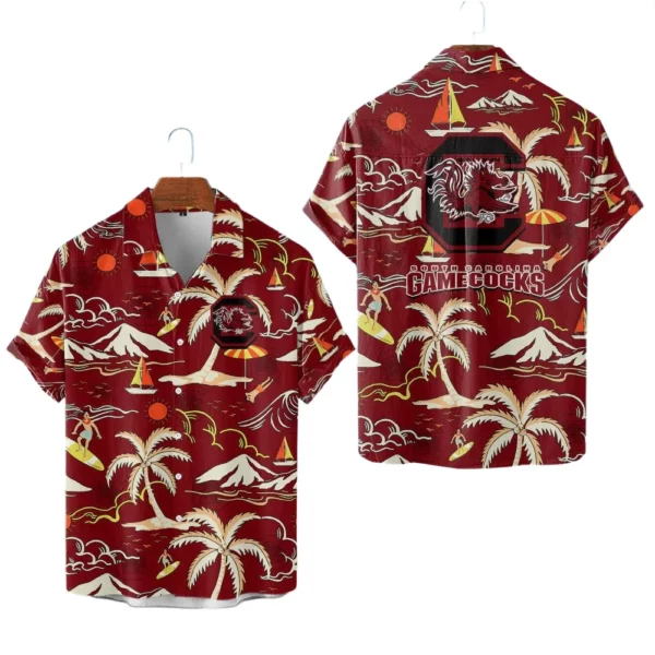 South Carolina Gamecocks Hawaiian Shirt New 2026 Limited Premium Crinkle Textured