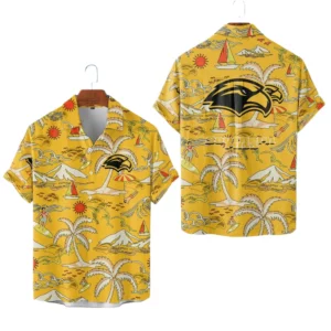 Southern Miss Golden Eagles Hawaiian Shirt New 2026 Limited Premium Crinkle Textured