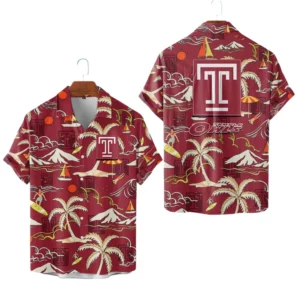 Temple Owls Hawaiian Shirt New 2026 Limited Premium Crinkle Textured
