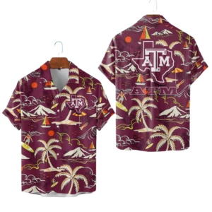 Texas A&M Aggies Hawaiian Shirt New 2026 Limited Premium Crinkle Textured