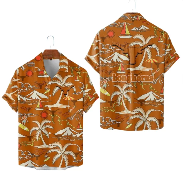 Texas Longhorns Hawaiian Shirt New 2026 Limited Premium Crinkle Textured
