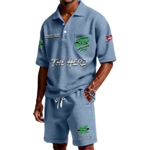 Marshall Thundering Herd Premium Waffle Knit Polo Shorts Set 2026 Limited Personalize Name